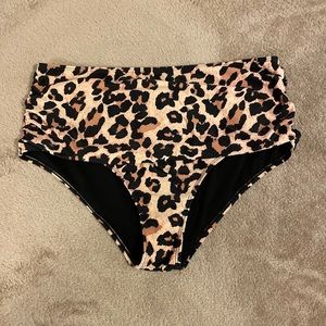 Shein Animal Print high waisted bikini